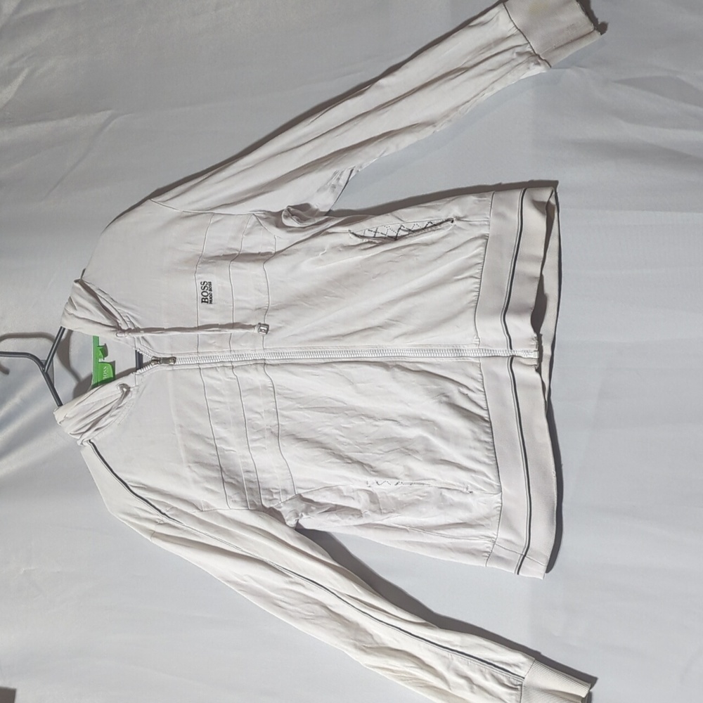 Hugo Boss Green Label Mens Size Large White Hoodie